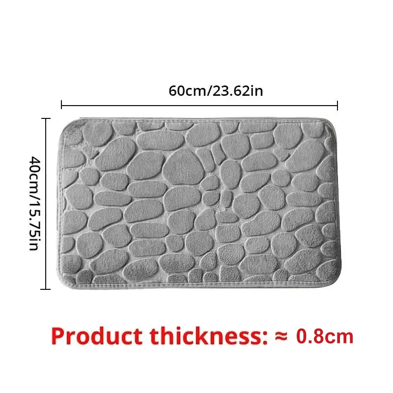 Embossed fiber carpet.