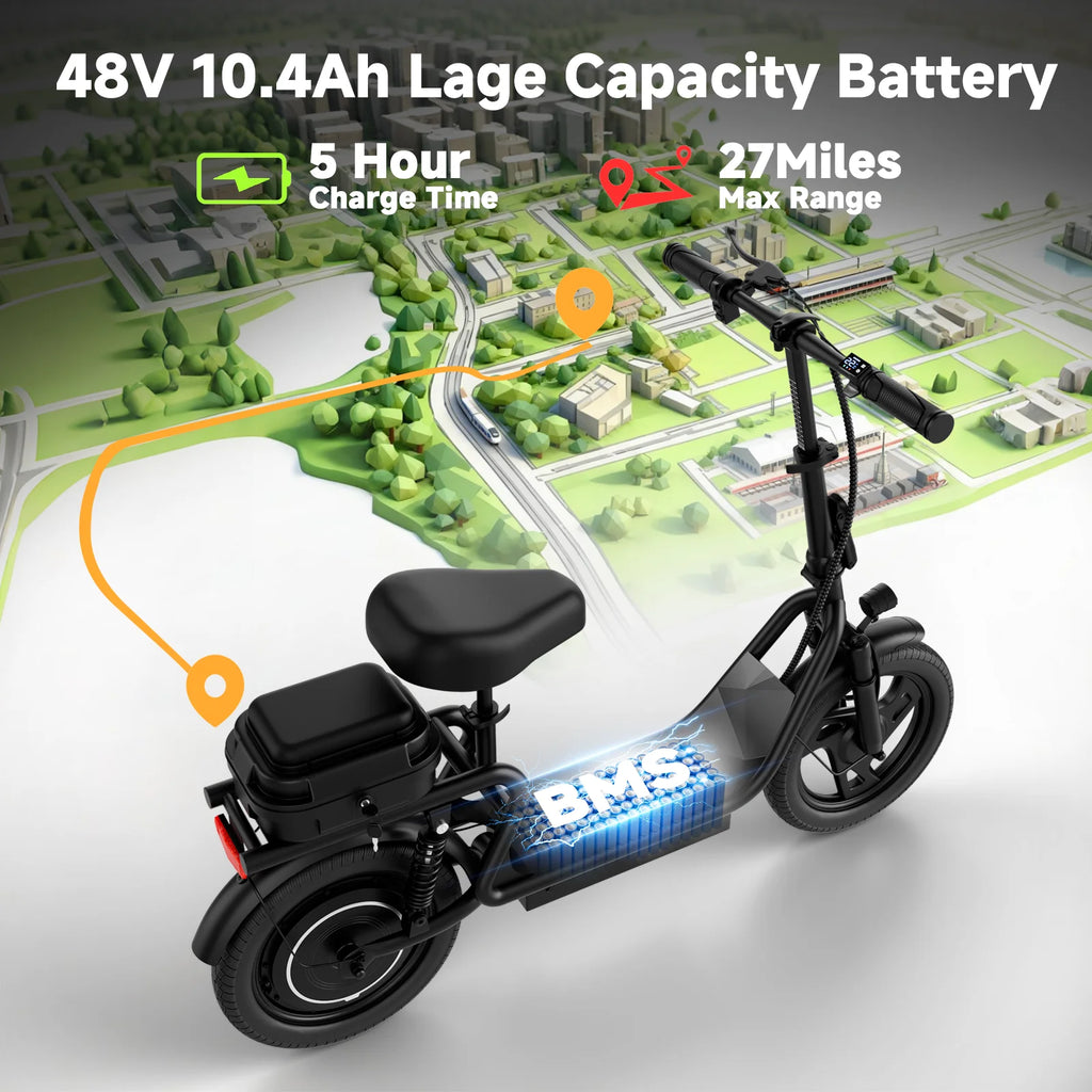 500W 14 inch Electric Bicycle with Box.