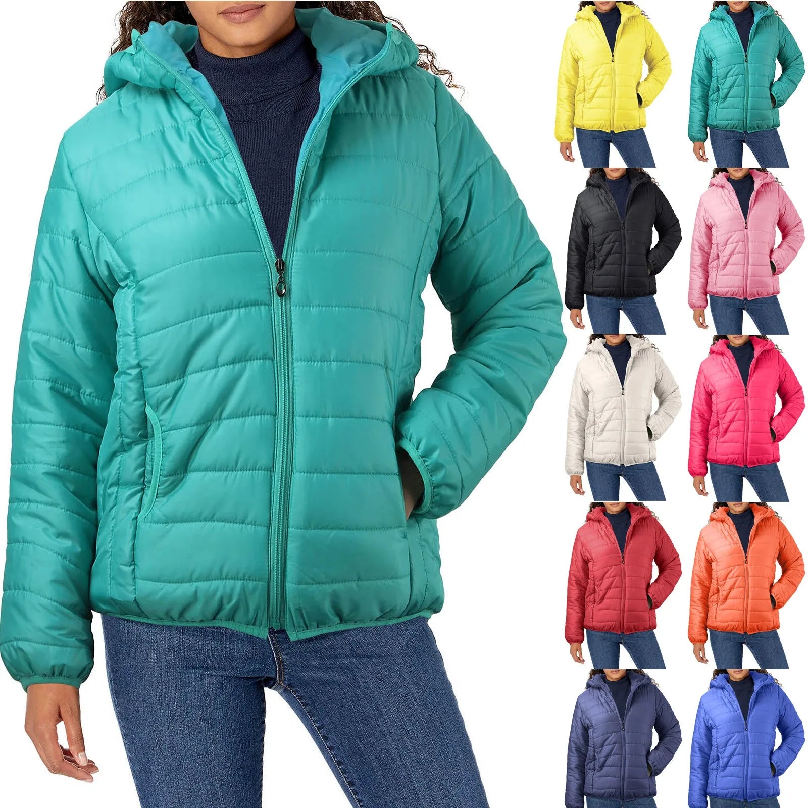 Women Padded Warm Jacket.
