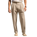 Men's fit dress pants from Your Outdoors n' More, tailored fit, in classic dark color, with front pockets and belt loops.