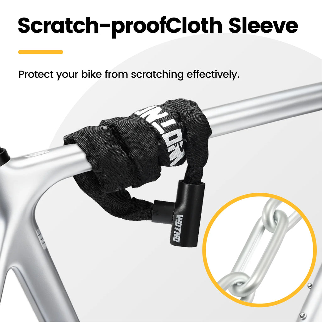3.3 FT Anti-Theft Bicycle Lock with 2 Keys.