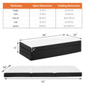 Tri-Fold Memory Foam Mattress.
