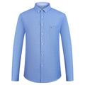 Men's Striped Oxford Long Sleeve Shirt.